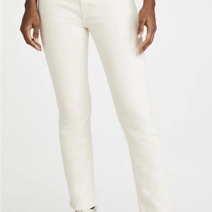 MOTHER 
High Waisted Rider Ankle Jeans